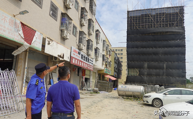 肇庆两栋自建房背规减建，乡管部分实时叫停！-1.jpg