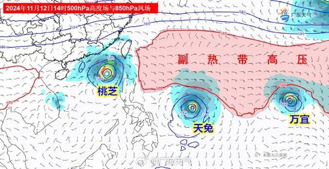 11月初次“四台共舞”，粤港澳地域将有年夜风降雨气候-7.jpg