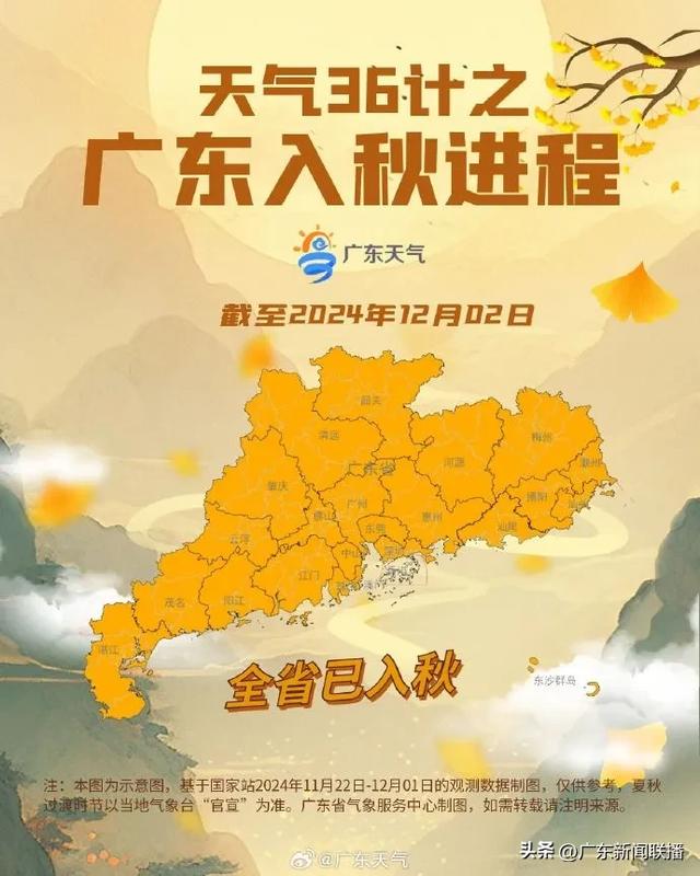 民宣！广东齐省进春！甚么时分进冬？将来预告→-2.jpg