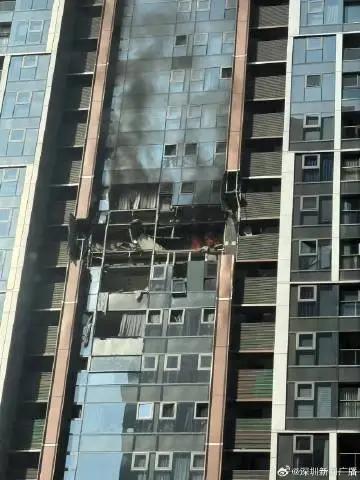 深圳一室第楼发作爆炸，天标修建秋笋受涉及，相干部分正告急查询拜访-2.jpg