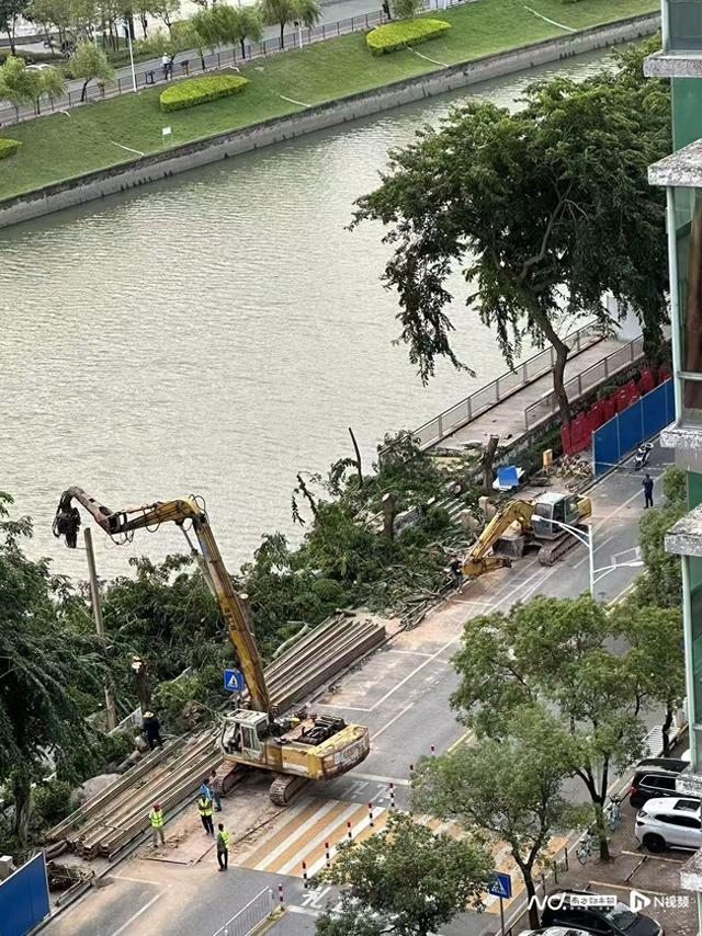 百年一逢大水尺度堤坝，完工17年后部门坍塌，东莞北乡回应-1.jpg