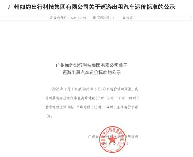 最新公示！来岁起广州“挨的”价钱有变，浮动尺度公布-2.jpg